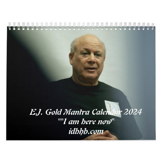 E.J.金ゴールドマントラカレンダー2024 カレンダー (カバー)