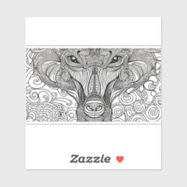 E.J.金ゴールドモンキー顔リムーバブルビニル シール