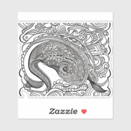 E.J.金ゴールド孔雀リムーバブルビニル シール