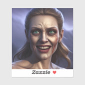 E.J.金ゴールド笑顔の古代プリンセスビニール シール (シート)