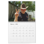 E.J.金ゴールド カレンダー (2月 2026)