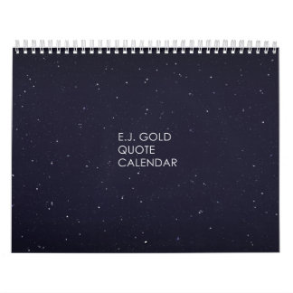 E.J. Gold Quote Calendar カレンダー