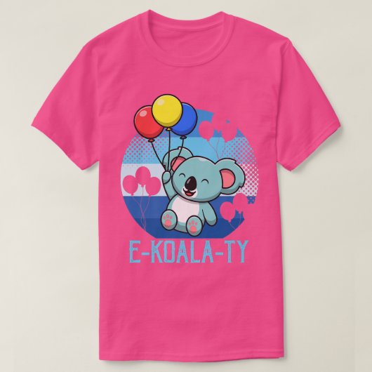 E-Koala-Ty Equality Koala Bear Premium Tシャツ (デザイン正面)