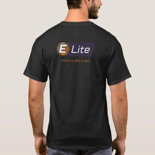 E. liteシャツ tシャツ (裏面)