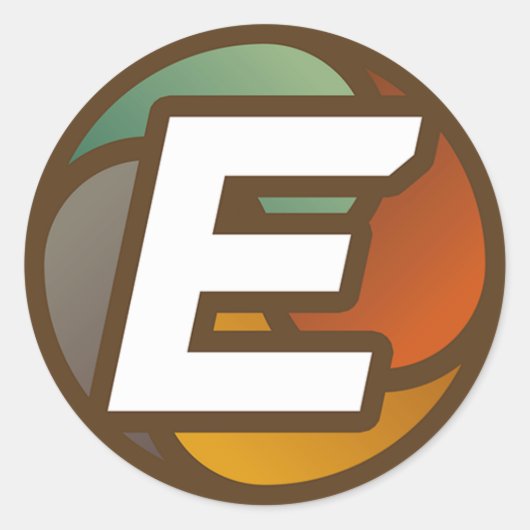 E.Lite RPGステッカー ラウンドシール (正面)