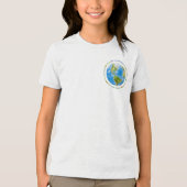 E. Longmeadow Earth Day - 2026年ロゴマークby Anna Baader トライブレンドＴシャツ (正面)
