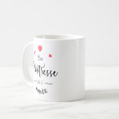 Élue maîtresse de l'année コーヒーマグカップ (正面左)