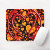 e m i l 4 y o u |ハートパターン マウスパッド (マウス)