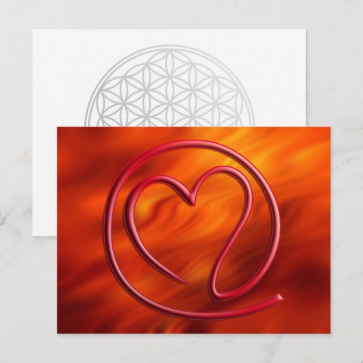 e m i l 4 y o u | fire red ポストカード (正面/裏面)