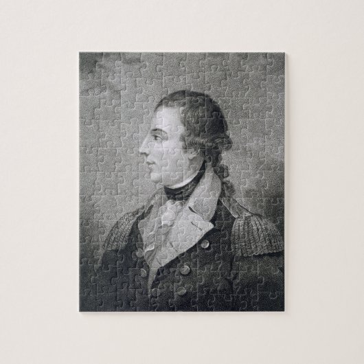 E. Mackenが刻むリチャードモントゴメリー(1736-75年) ジグソーパズル (縦)