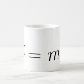 E = mcの² コーヒーマグカップ (中央)