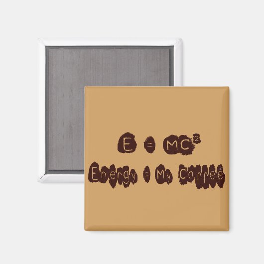 E=MCコーヒー マグネット (正面/裏面)