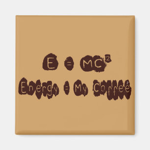 E=MCコーヒー マグネット