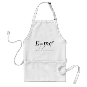 E=MC2アインシュタインの相対性理論 スタンダードエプロン