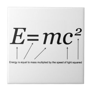 E=MC2アインシュタインの相対性理論 タイル