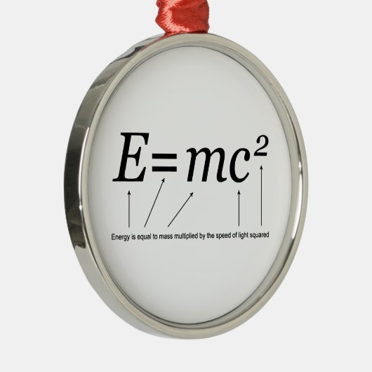 E=MC2アインシュタインの相対性理論 メタルオーナメント (右)