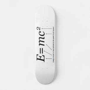E=MC2アインシュタイン相対性理論 スケートボード