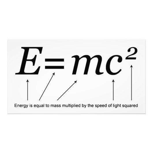 E=MC2アインシュタイン相対性理論 フォトプリント            (正面)