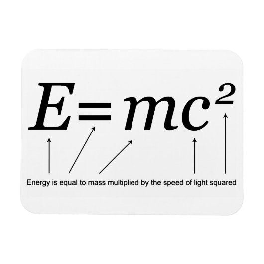 E=MC2アインシュタイン相対性理論 マグネット (横)