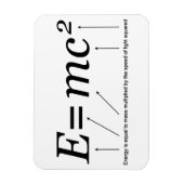 E=MC2アインシュタイン相対性理論 マグネット (縦)