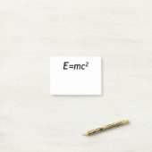 E=mc2多くエネルギー同値光速度の物理学 ポストイット (デスク上)