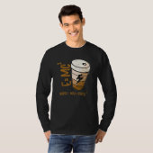 E Mc2理論エネルギーミルクコーヒー相対性理論 Tシャツ (正面フル)