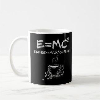 E=MC2科学コおもしろいーヒー・エネルギー・ミルクコーヒー コーヒーマグカップ