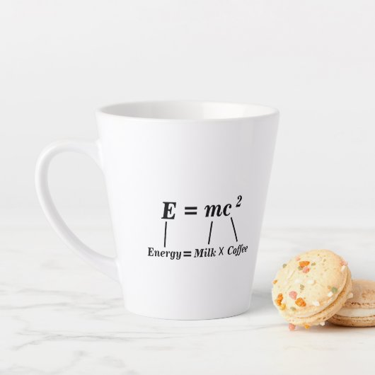 E=mc2科学物理エネルギーアインシュタイン·コーおもしろいヒー カフェラテマグ (インサイチュ)