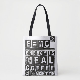 E = mc2 "アインシュタイン方程式" – 光 トートバッグ