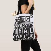E = mc2 "アインシュタイン方程式" – 光 トートバッグ (クローズアップ)