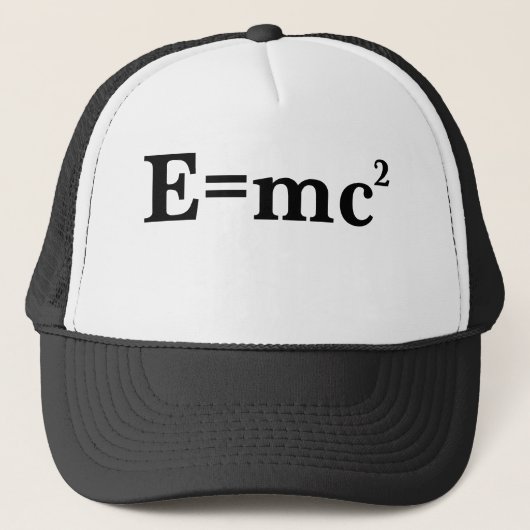 E=mc2 キャップ (正面)