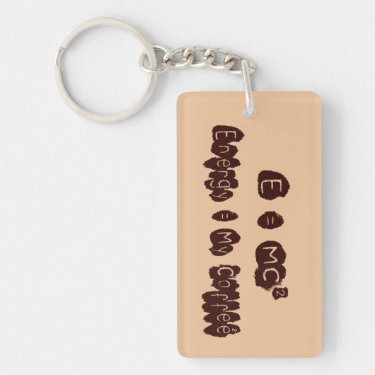 E = MC2 キーホルダー (正面)