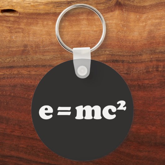 e = mc2 キーホルダー (正面)