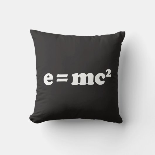 e = mc2 クッション (正面)