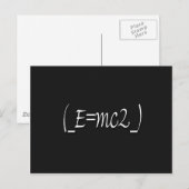 (_E=mc2_)コピー ポストカード (正面/裏面)