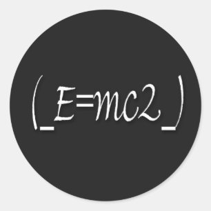 (_E=mc2_)コピー ラウンドシール