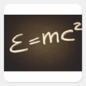 e=mc2... スクエアシール (正面)
