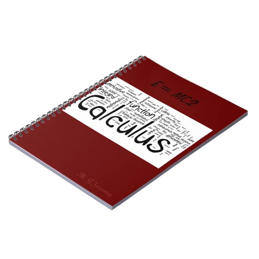 E=MC2 ノートブック (左側)