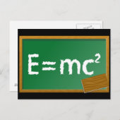 E=mc2 ポストカード (正面/裏面)