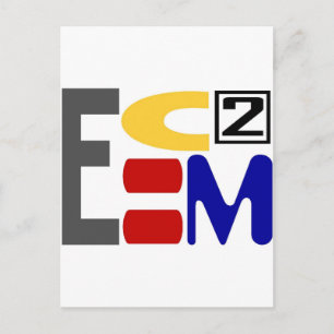 E=MC2 ポストカード