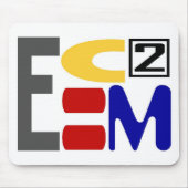 E=MC2 マウスパッド (正面)