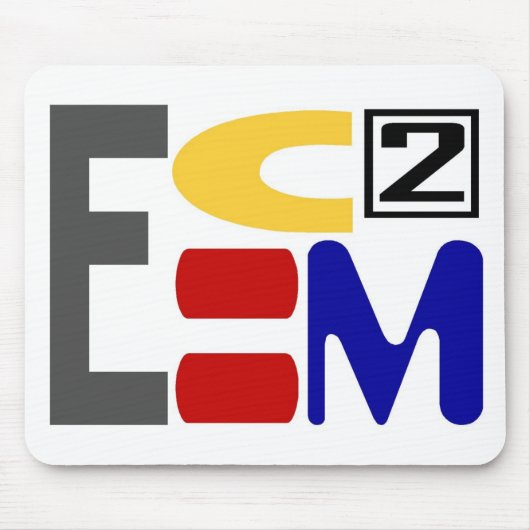 E=MC2 マウスパッド (正面)