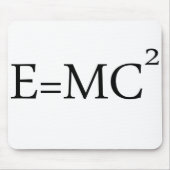 e=mc2 マウスパッド (正面)