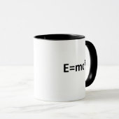 E=mc2 マグカップ (正面右)