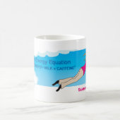 E=MC2: 平方されるEnergy=Mom Xのカフェイン! コーヒーマグカップ (中央)