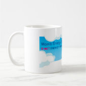 E=MC2: 平方されるEnergy=Mom Xのカフェイン! コーヒーマグカップ (左)