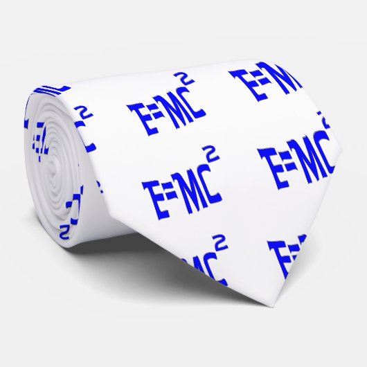 E=MC2 (青い) ネクタイ (ロール)