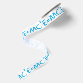 E=MC2 頭が切れる Kid サテンリボン (裏面)