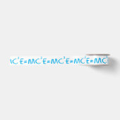 E=MC2 頭が切れる Kid サテンリボン (正面)