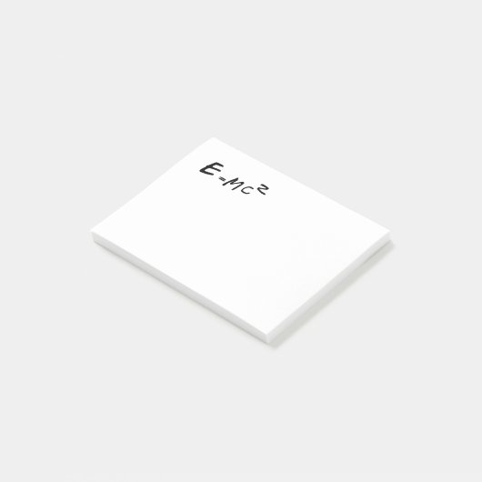 E=MC2 Eは平方されるMCに匹敵します ポストイット (アングル)